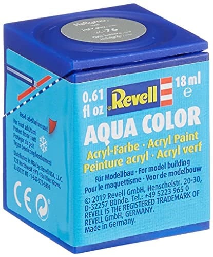 Revell - Su Bazlı Maket Boyası Açık Gri Mat 18 Ml (36176)