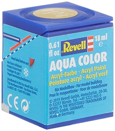 Revell - Su Bazlı Maket Boyası Kum Sarısı Mat 18 Ml (36116)
