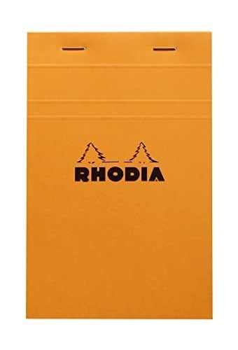 Rhodia Bloknot 14200 No. 14 Kareli 80 Sayfa, 11 x 17 cm, Turuncu