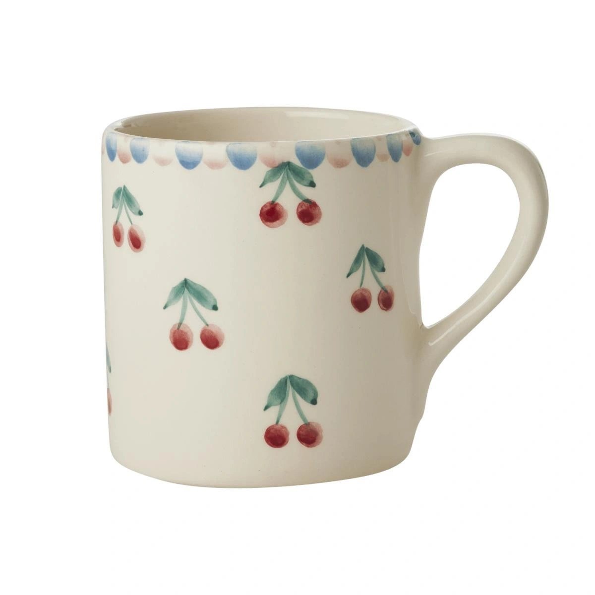 Rice El Yapımı Seramik Mug - Kiraz