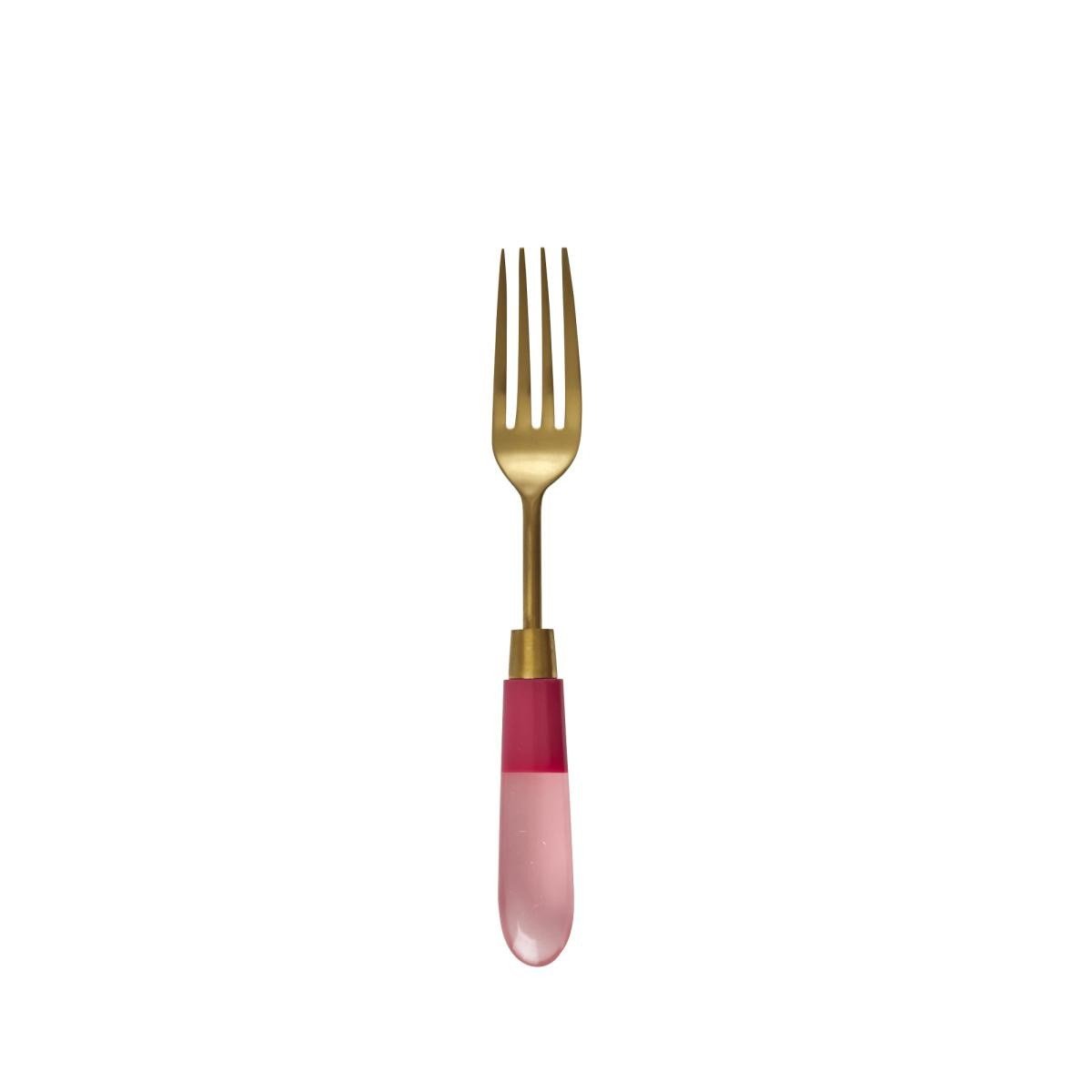 Rice Paslanmaz Çelik Çatal - Pembe