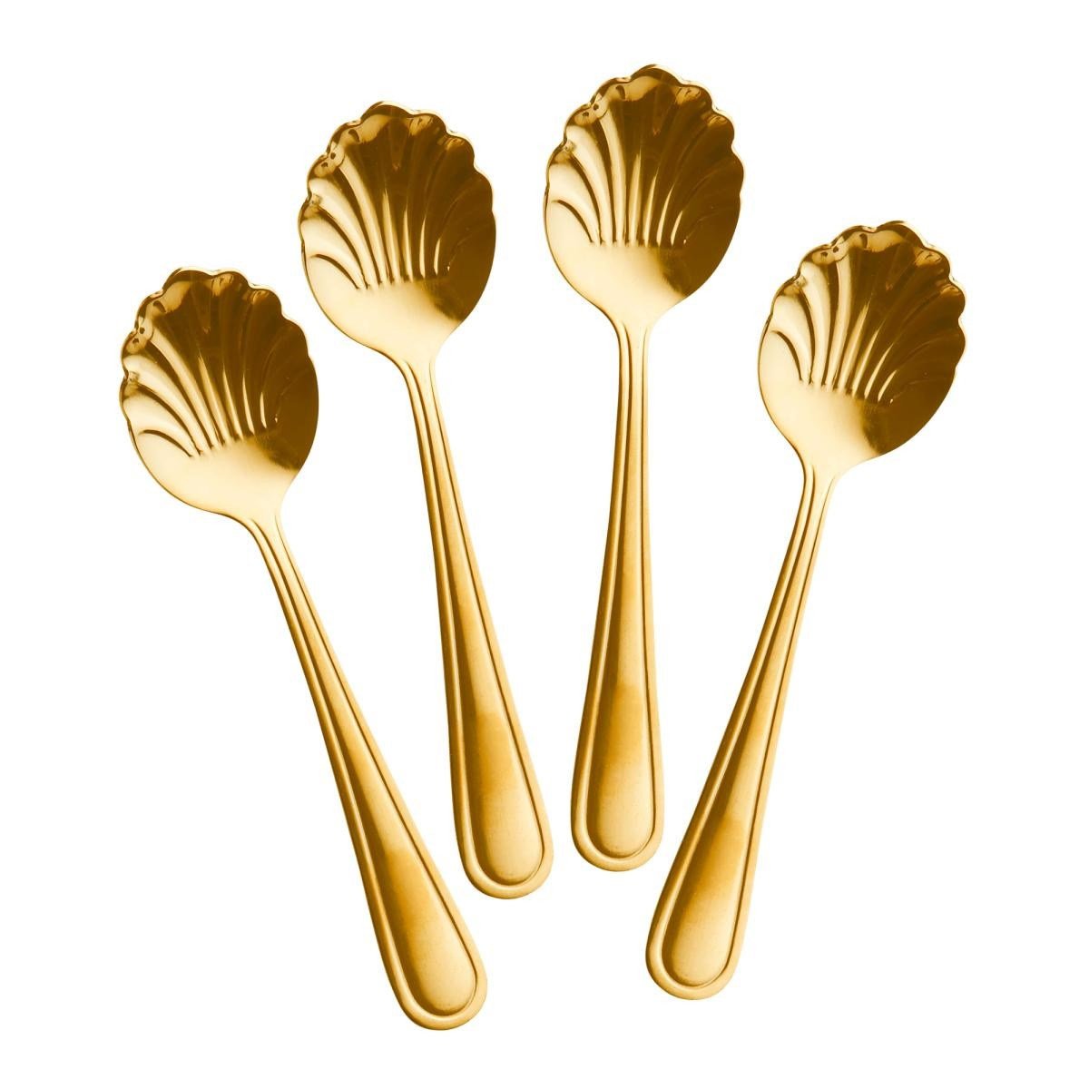 Rice Paslanmaz Çelik - Gold Tatlı Kaşığı
