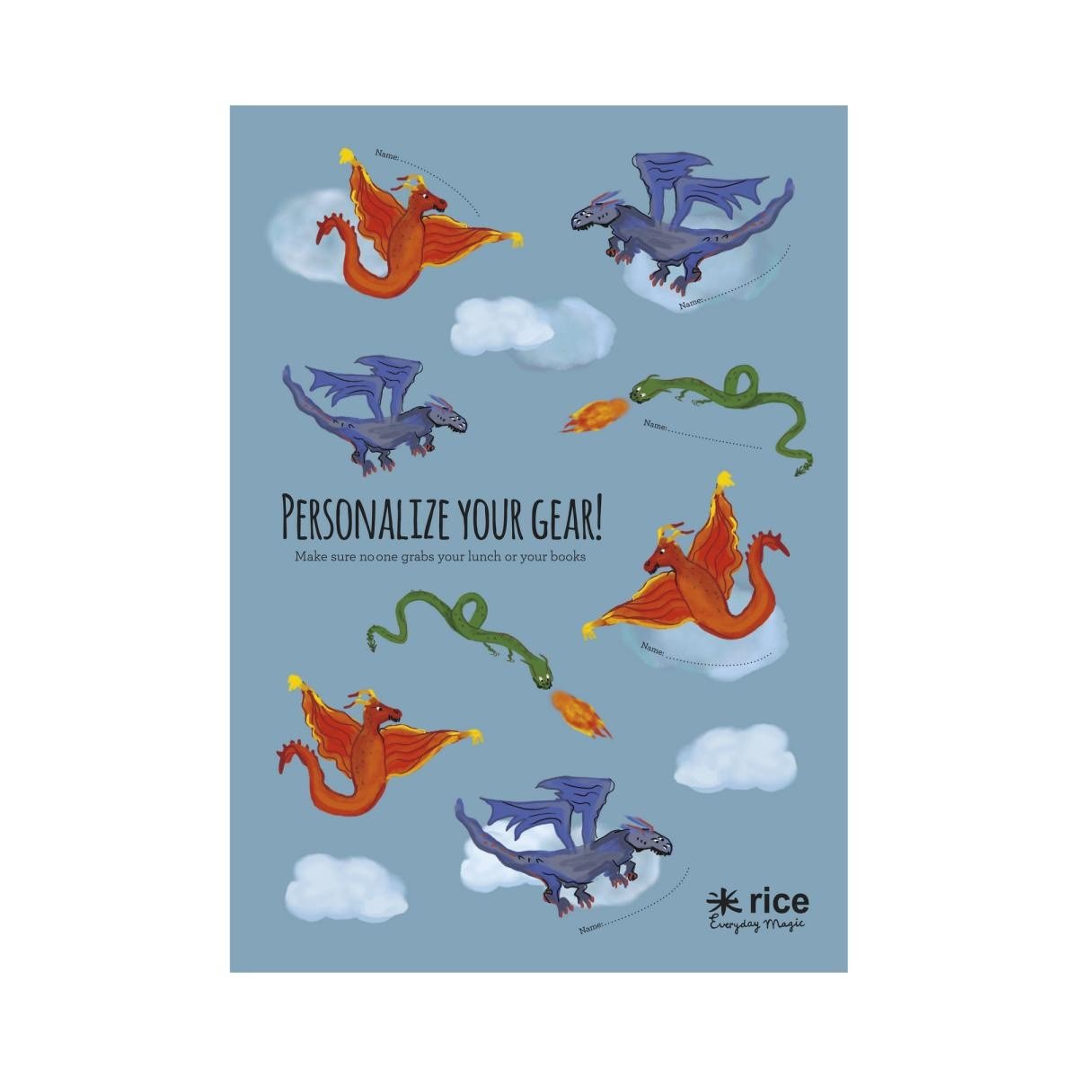 Rice Stickers Lunchbox - Ejderha