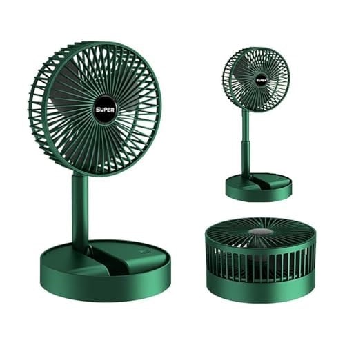 Robeve Masaüstü Vantilatör Şarjlı Vantilatör Yükselebilen Fan Soğutucu Fan Klima Serinletici 3 Kademeli Hız Ayarı Asorti Renk