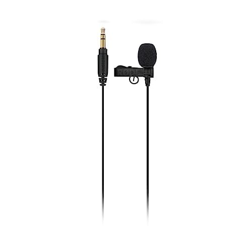 RODE Lavalier GO, Wireless GO Serisi ile Uyumlu Profesyonel Lavalier Mikrofon, 3.5 mm Jak, 4.5 mm Kapsül, Pop Filtre (Siyah)