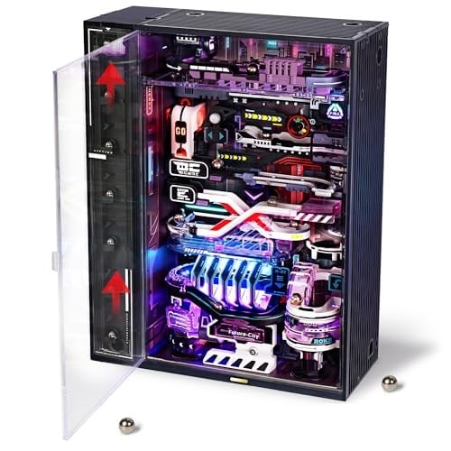 ROKR Gelecek şehir mermer çalıştırmak 3D plastik bulmaca modeli kitleri yetişkinler için Cyberpunk Steampunk oyun masası kuru - Seçenekler: MR01S-EU3, MR02S-EU3, MR02S-Geleceğin Şehri, MR01S-Son Şehir