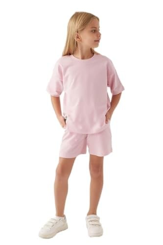 ROLYPOLY Kız Çocuk Pembe Şortlu Takım, 3-4 Yaş, 8684053198925