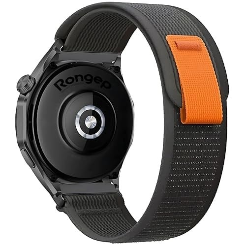 Rongep Huawei ile Uyumlu Travel Loop 22mm Kordon GT6/GT6 Pro/GT5/GT5 Pro/GT4/GT3/GT3 Pro/GT2/GT2 Pro 46mm için Rahat Kumaşlı GT6 Pro Kordon Terletmeyen Konforlu Tasarım GT6 Kordonu