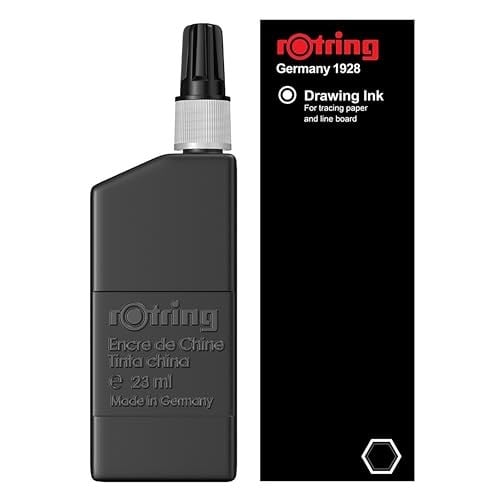 Rotring Rapido Mürekkebi 23 ml, Siyah - S0194660