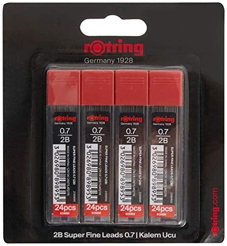 Rotring Super Polimer Kurşun Kalem Ucu (2B), 4'lü Paket, 0.7 mm - 2094211