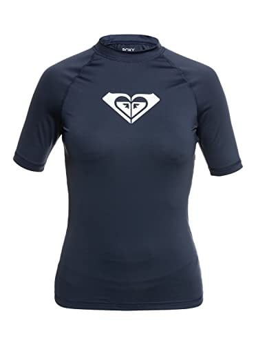 Roxy Damen Whole Hearted-Short Sleeve Rash Vest for Young Women Guard-Shirt
