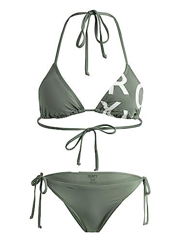 Roxy SD BE CL TIKI TRI REG TS SET Yeşil Kadın Bikini Yeşil M