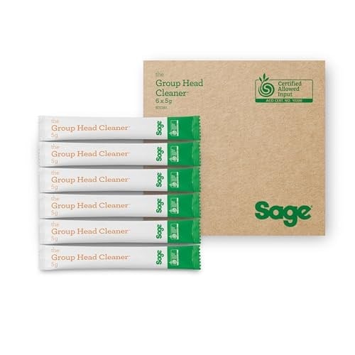 Sage - Espresso temizleme tabletleri - Tüm Sage espresso makinelerinden kahve yağlarını ve kalıntılarını giderir - 6'lı paket