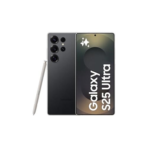 Samsung Galaxy S25 Ultra, Yapay Zeka(AI) Telefon, 12GB RAM, 512GB Hafıza, Titanyum Siyah, Android Akıllı Telefon, 200MP Kamera, S Pen, Uzun Pil Ömrü (Samsung Türkiye Garanti - Seçenekler: 1 TB, 512 GB
