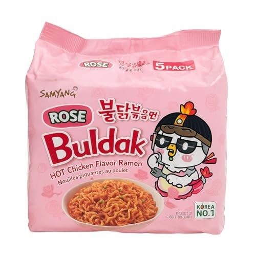 SAMYANG BULDAK ROSE HOT CHİCKEN FLAVOR RAMEN 5Lİ PAKET