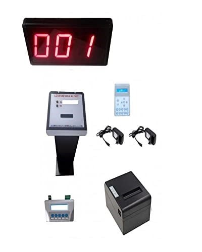 SANEC Kablolu Kiosk ve Printer'lı LCD Keypadli Sıramatik (Numaratör)
