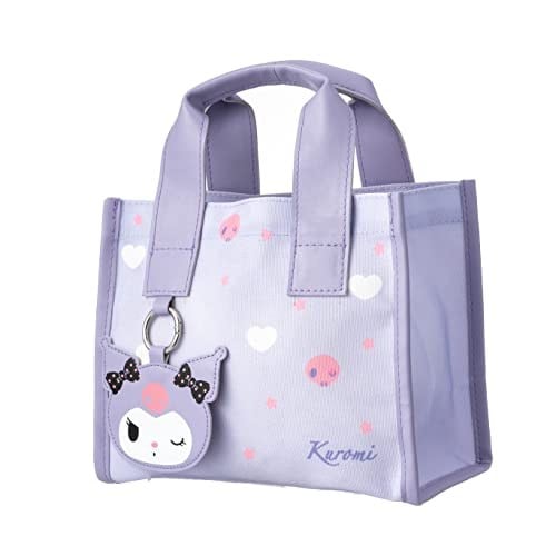 Sanrio Lisanslı Kare Yiyecek Çantası - Kuromi