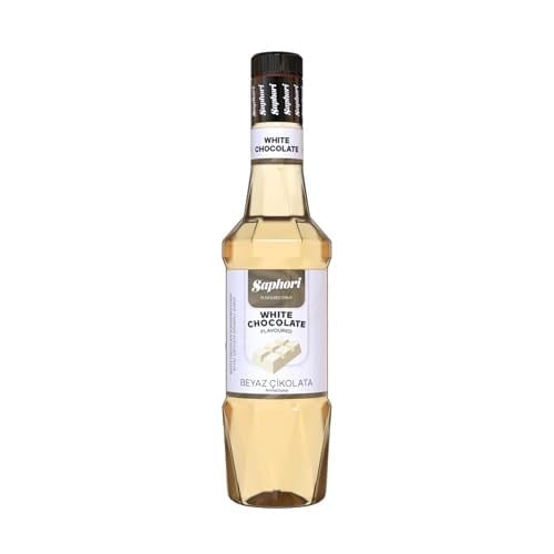 Saphori Beyaz Çikolata Aromalı Kokteyl Şurubu, Beyaz Çikolata Şurubu, White Chocolate, Kahve Şurubu 700 ML