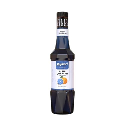 Saphori Turunç - Blue Curocao Aromalı Kokteyl Şurubu, Turunç Şurubu, Blue Curocao Şurubu 700 ML
