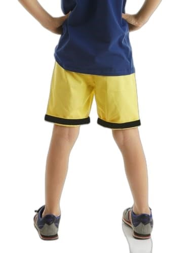 Sarı Erkek Çocuk Gabardin Şort