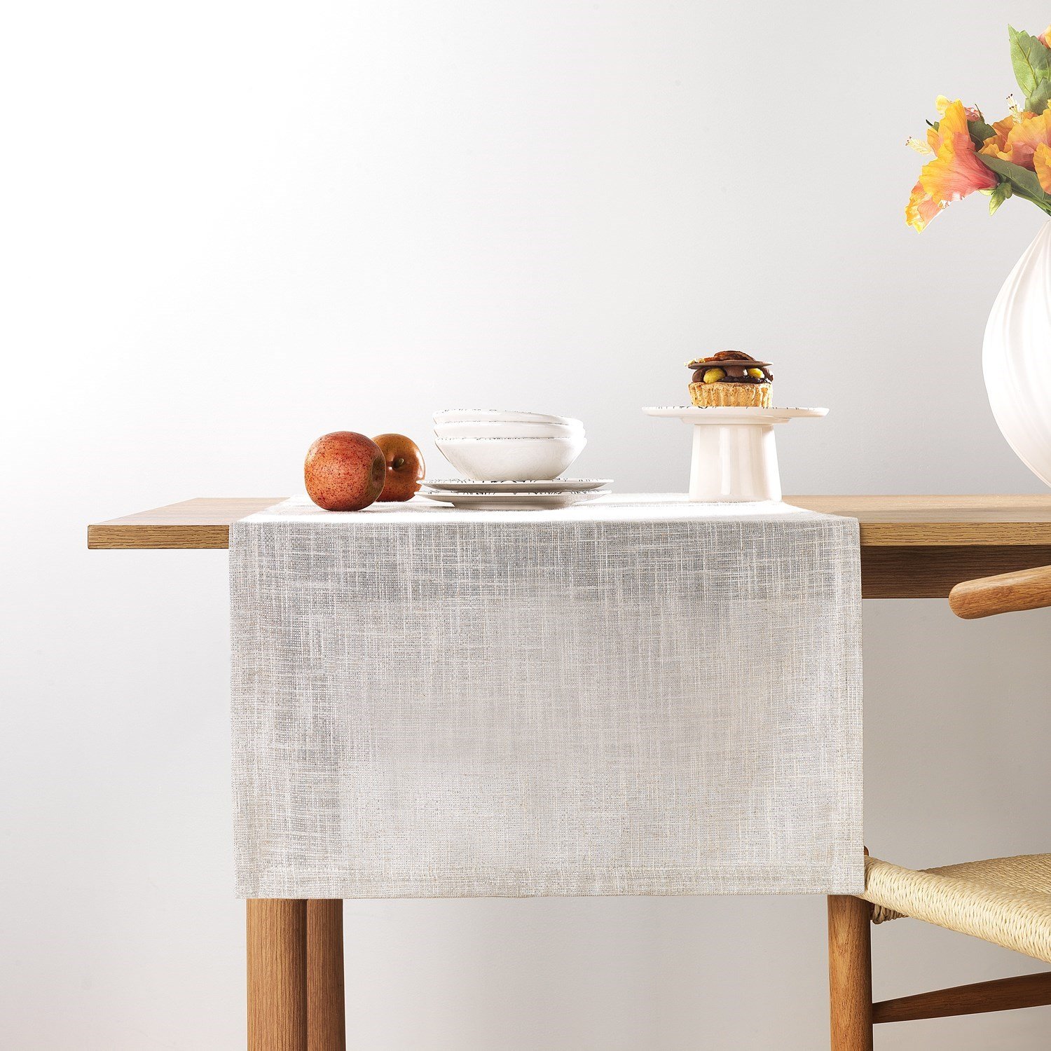 Schafer Home Dot Runner 50x150 Cm 1 Parça-Gümüş