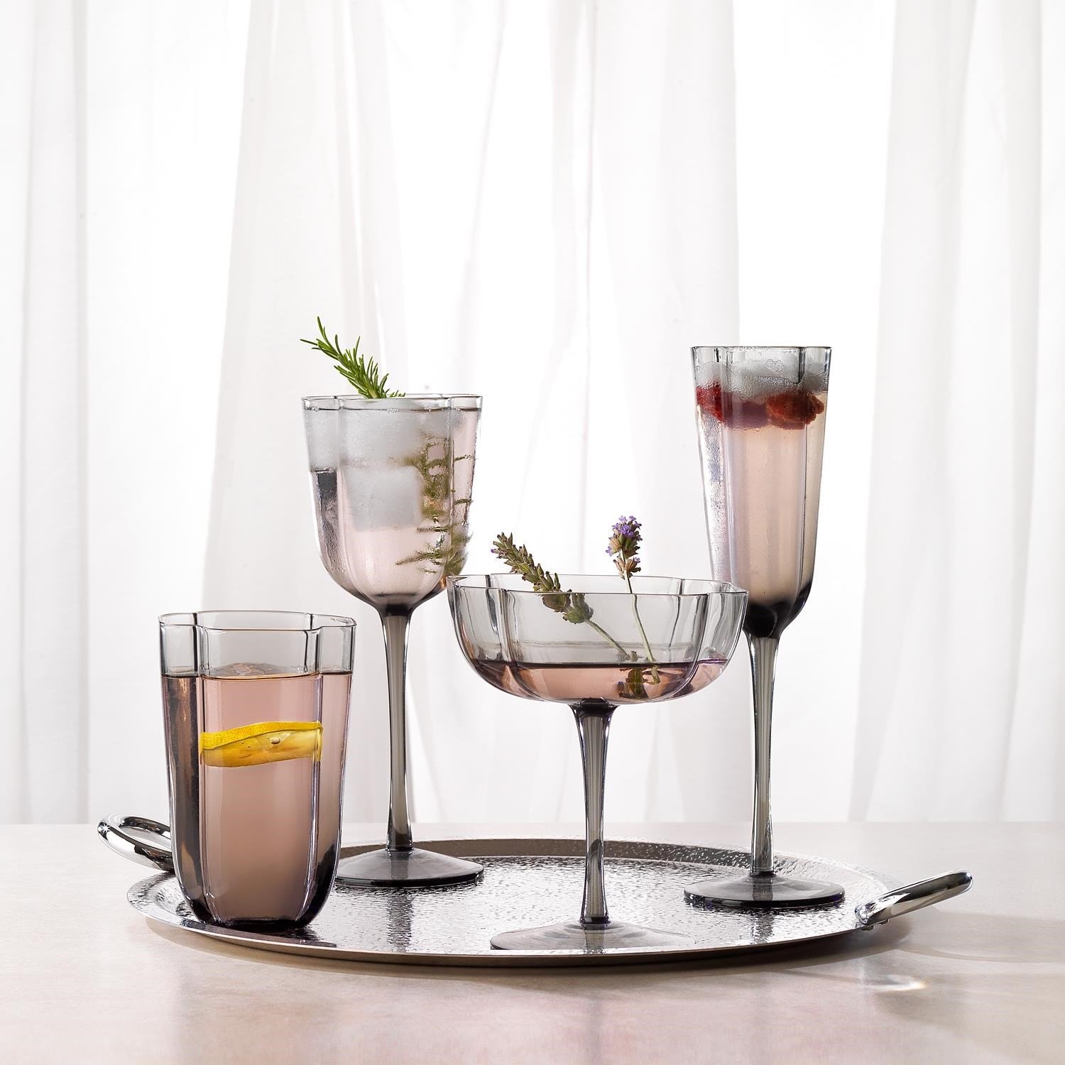 Schafer Ruth 6 lı Ayaklı Kase 330 Ml-Antrasit01