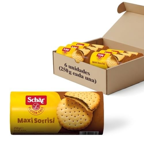 Schar Maxi Sorrisi Glutensiz Kakao Kremalı Bisküvi 250 gr