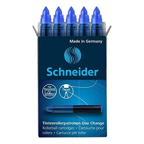 Schneider Bir Değişim dönerbaşlı Kartuşları - Mavi - Toplam 5 Paketi