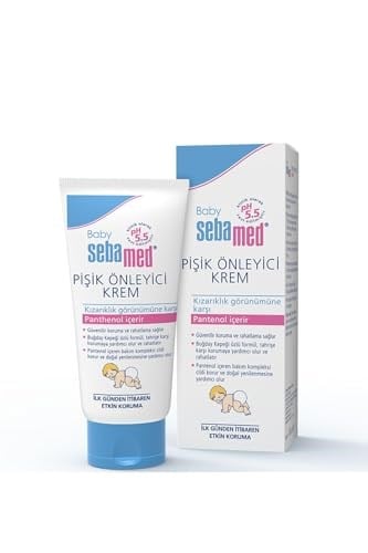 Sebamed Baby pH 5.5 Yoğun Nemlendirici Etkili Pantenol İçerikli Koruyucu Bebek Pişik Önleyici Krem 100 ml - Seçenekler: 1 Pack, 2 Pack