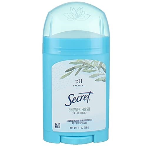 Secret Anti Perspirant Deodorant Katı Duş Taze 48 ml (2'li Paket)