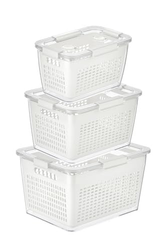 Selka Home - Lavin 2-4-7 Litre Ekru Saklama Kabı