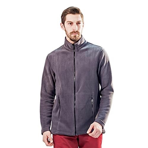 Şensel, Erkek Polar Mont, Koyu Gri -99E432- Fermuarlı, Cepli