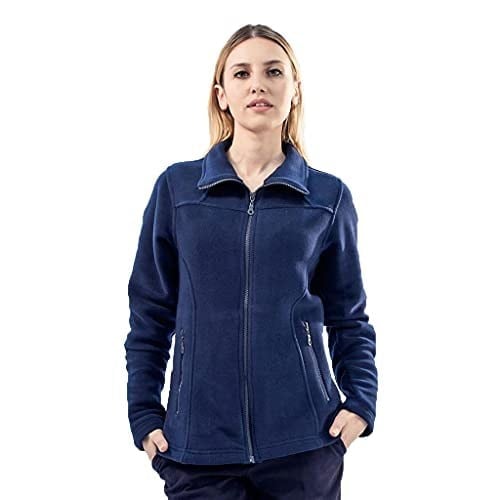 Şensel, Kadın Polar Mont, Lacivert -99E345- Fermuarlı, Outdoor Lacivert S