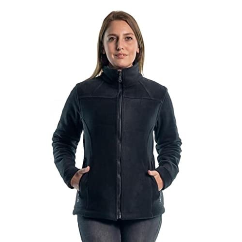 Şensel, Kadın Polar Mont, Siyah -99E350- Cepli,Fermuarlı,Outdoor