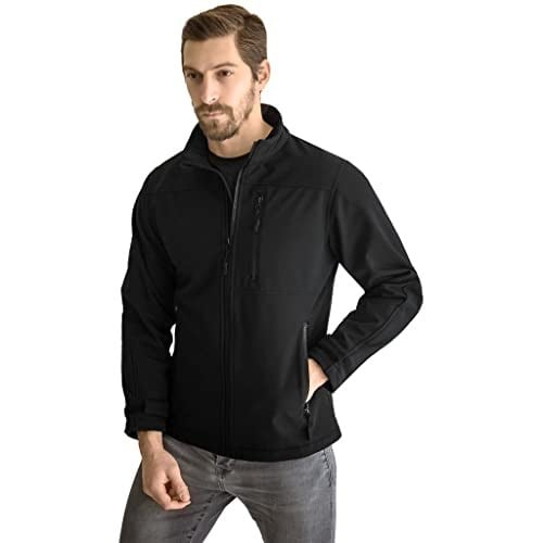 Şensel, Softshell Mont, Siyah -91E650- Su İtici
