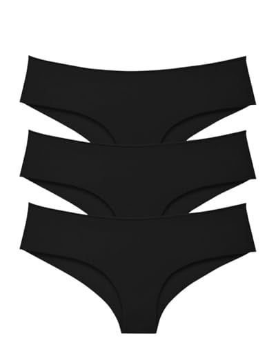 Sensu Kadın Brazilian Lazer Kesim Külot 3'Lü Paket Set Siyah Kts2113,Siyah L/Xl