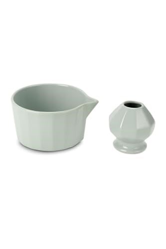 Seramik Chawan Matcha Çayı Köpürtme Kasesi ve Whisk Matcha Tutucu mt247