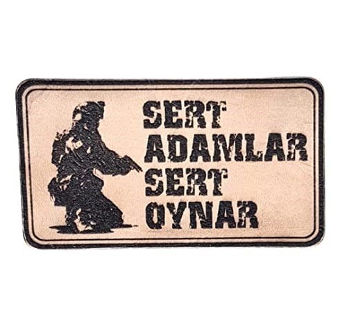 SERT ADAMLAR SERT OYNAR Deri PEÇ - Arma - Patch