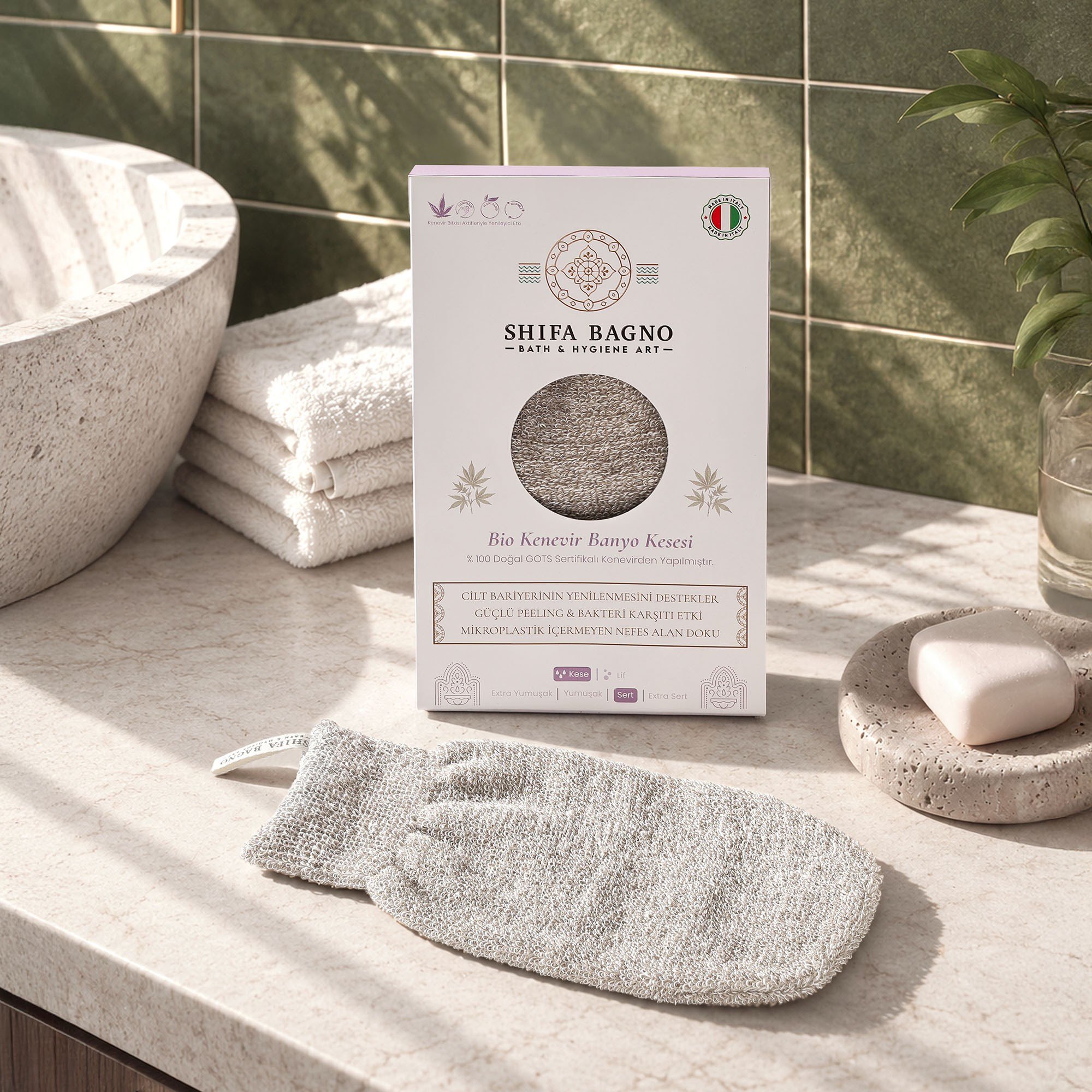 Shifa Bagno Bio Kenevir Banyo Kesesi