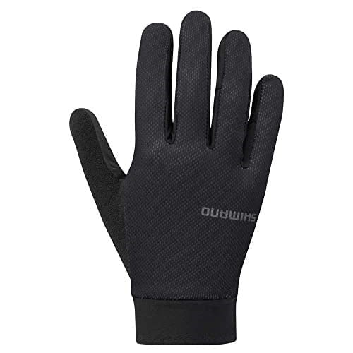 SHIMANO Unisex Yetişkin Ws Explorer FF Eldiven, Siyah, Tek Beden