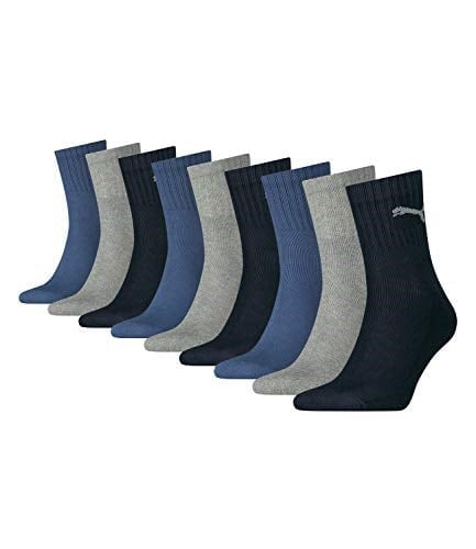 Short Crew 3P Erkek Gri Günlük Stil Çorap 90611063