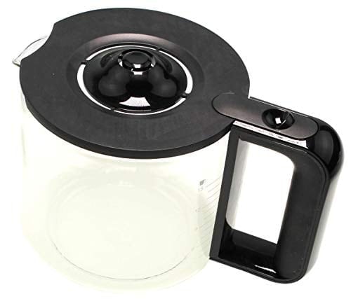 Siemens Plastik Siyah Yedek TC80104 için Cam Pot