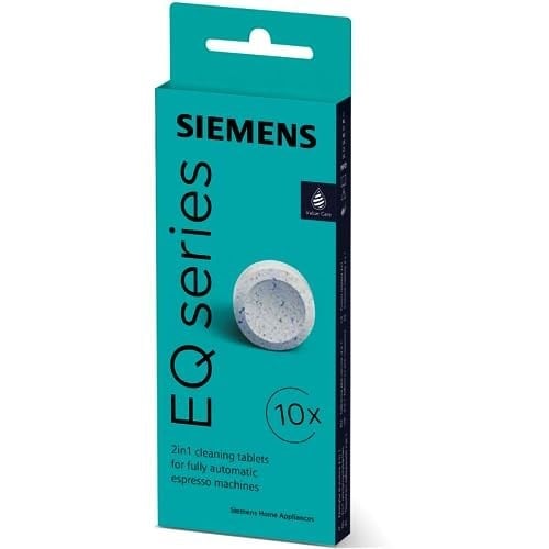 Siemens Siemens tam otomatik makineler için TZ80001 temizleme tabletleri (10 adet)