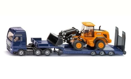 Siku Man Tır Çekici ve JCB Kepçe - Seçenekler: Devirmeli eyer römorklu kamyon, Yat ile ağır taşıma