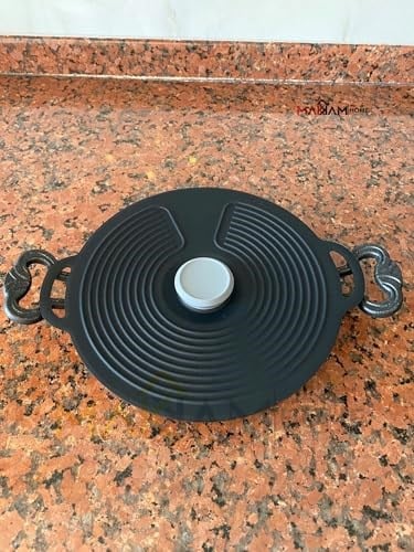 Silikon Tencere Kapağı, Tava Kapağı, Isı Koruyucu, Vakumlu kapak, Muhafaza kapağı (Siyah, 4'lü) - Bedenler: 4'lü, 20Cm, 23Cm, 28Cm