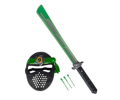 Simba 108042238 Next Ninja oyuncak kılıç ve maske, ışık, ses ve atış fonksiyonlu, 60 cm, kumaş bantlı, 3 yaş ve üzeri