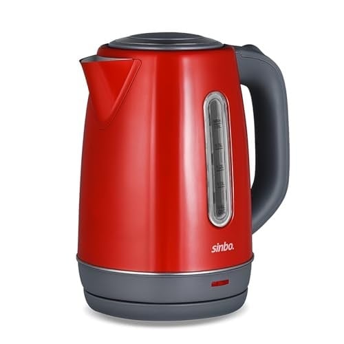 Sinbo SK-8031 Su Isıtıcı Kettle – Paslanmaz Çelik, 1.8 L, Inox, Otomatik Kapanma (Açık Gri)