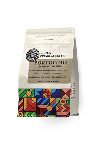 Sirius Premium Espresso Kahve Portofino Blend 250 gr - Çekirdek