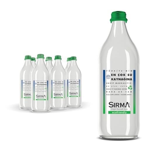 Sırma Ecofriendly Cam Şişe Su 6x750 ml
