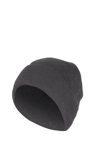 Siyah Polar Katmanlı Unisex Bere OC0011